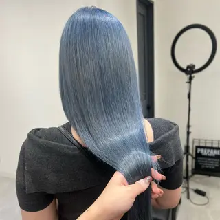 セミロング カラー いろあそび所属・ショート/ウルフ カットモデル募集のヘアスタイル