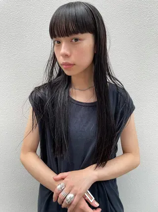 ロング 斎藤祐樹 /レイヤー/パーマのヘアスタイル