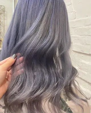 セミロング カラー ヘアアレンジ 【ピンク/韓国ヘア/ ヘアセット】亜海のヘアスタイル