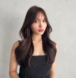 ロング 韓国×ワンホン 艶カラー/ハヅキ🎀のヘアスタイル