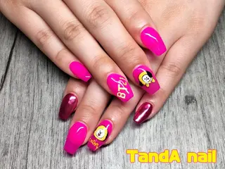 セミロング ネイル T&A nailのネイルデザイン