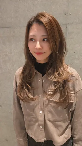 ロング 田嶋  利範のヘアスタイル
