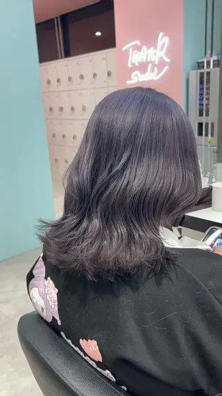 ロング カラー 履歴修正屋さん／ ブロンド／ホワイトのヘアスタイル