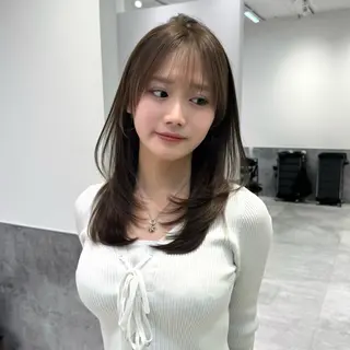 ロング カラー GO TODAY 原宿Verno店所属・韓国系支持率No.1 レイヤー特化/きょうのヘアスタイル