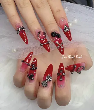 ネイル HANA 長さだしのネイルデザイン