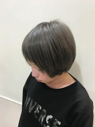 ショート カラー 大久保 隆蔵のヘアスタイル