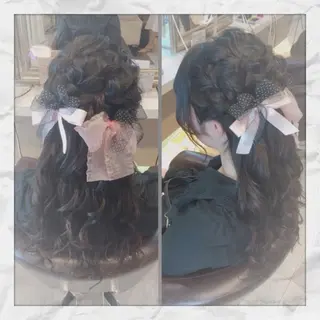 ロング ヘアセット/着付け 𓇼 松本 夏美𓇼のヘアスタイル