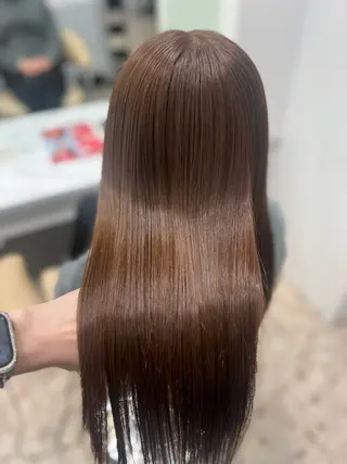 カラー 髪質改善/レイヤー/ 透明感カラー/桃谷翼のヘアスタイル