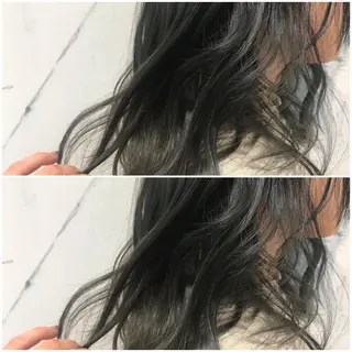 ミディアム オリーブ透明感カラー 表参道/MIKUのヘアスタイル