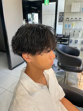 ショート カラー パーマ メンズ 🔥お値段以上🔥 メンズ特化たかひろのヘアスタイル