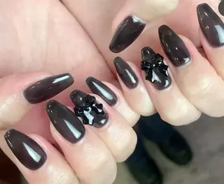 ネイル 🎀mahiro🎀 ワンホンネイル❤️のネイルデザイン