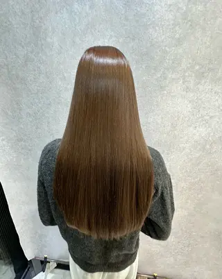 ロング 🔸縮毛矯正/髪質 改善カラー石崎🔸のヘアスタイル