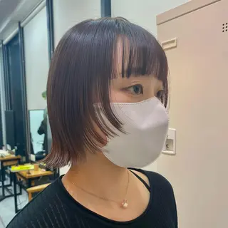 ショート カラー ヘアアレンジ 押切 響　のヘアスタイル