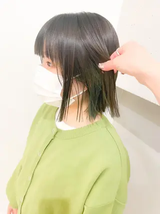 ミディアム カラー ✨カラー支持No.1 🧸ワキ カナコ🧸のヘアスタイル