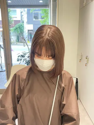 ショート カラー 海外レイヤー 🇺🇸/ヒナコのヘアスタイル