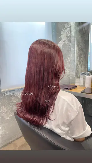 ロング カラー パーマ ヘアアレンジ メンズ キッズ ネイル マツエク・マツパ アイブロウ 透明感カラー・レイヤ ー🎀amika🎀のヘアスタイル