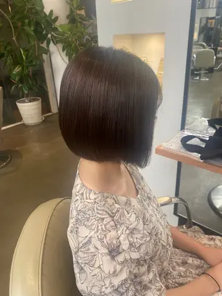 ショート DIFINOaoyama所属・🎧ayaka/ボブ /透明感カラー 🩵のヘアスタイル