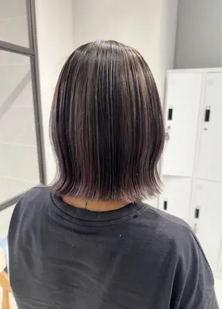 セミロング カラー 透明感カラー✨艶髪 制作🌱山根あゆみのヘアスタイル