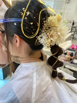 ヘアアレンジ 駅チカ【ali'i】 アリイ花崎友美☘のヘアスタイル