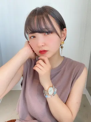 ショート カラー LA KING GINZA TOKYO所属・🧡ショートの達人 🧡SHOのヘアスタイル