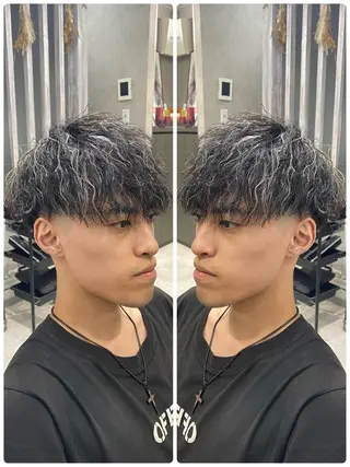 ショート カラー パーマ メンズ 🐉『メンズ美容師』 吉田龍星🐉のヘアスタイル