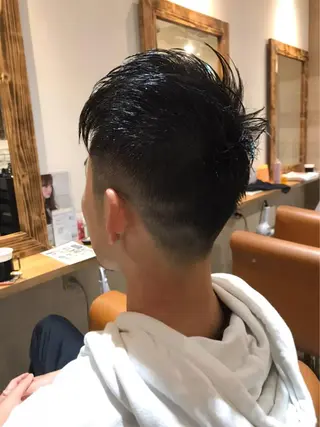 ショート 🟣メンズパーマ 川端 永遠🟣のヘアスタイル