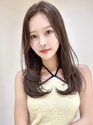 ロング 似合わせカット 根来悠斗のヘアスタイル