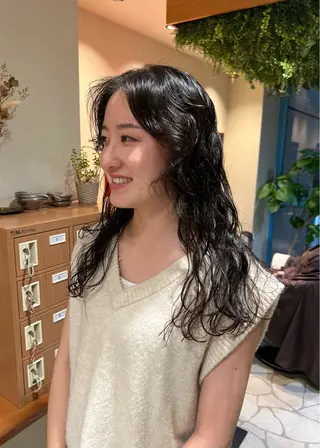 ロング パーマ/名古屋パーマ / コデラ ナナホのヘアスタイル