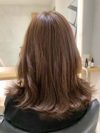 カラー ラベンダー/レイヤー スタイル🤎mamiのヘアスタイル