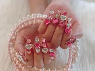セミロング ネイル nail salon Pink Aliceのネイルデザイン