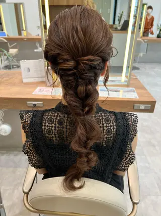 ヘアアレンジ 一ノ瀬 蘭のヘアスタイル