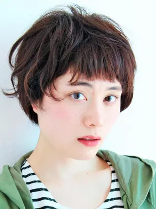 ショート パーマ Trip by NYNY（トリップ）のヘアスタイル