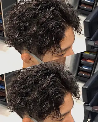 ショート パーマ メンズ AI TOKYO men’s  横浜所属・メンズ支持数No.1 👑リュウ👑のヘアスタイル