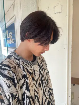 ショート カラー RIN／韓国ヘア レイヤーカットのヘアスタイル