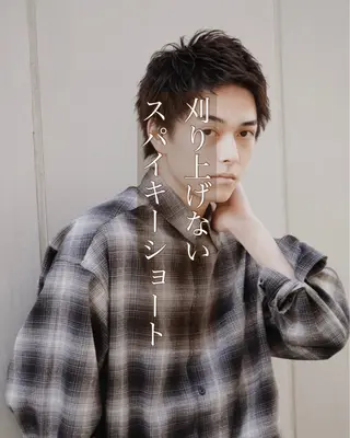 ショート カラー パーマ ヘアアレンジ メンズ ショートヘア原宿 fifth コシのヘアスタイル