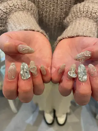 ネイル 束感まつ毛/ネイル/ LED♥KIRARAのマツエク・マツパデザイン