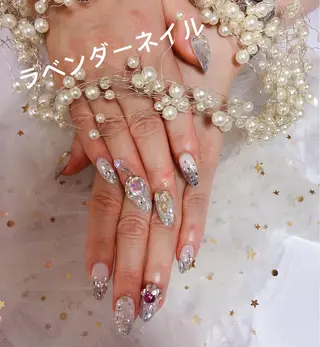 ネイル ラベンダー💖日暮里 ルル💖ネイルのネイルデザイン