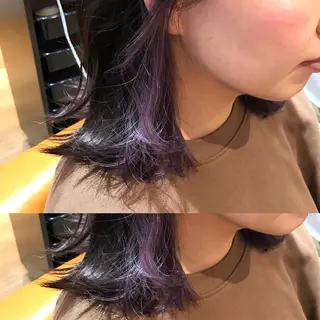 ミディアム カラー 髪質改善特化 ミサワコウキのヘアスタイル