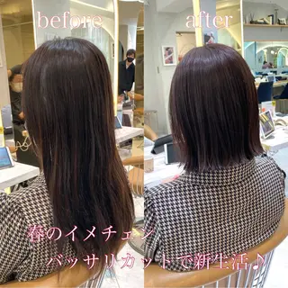 ミディアム 髪質改善/縮毛矯正/ ボブ/店長/水野拓也のヘアスタイル
