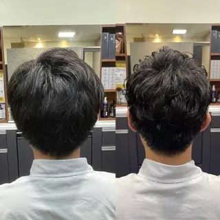 ショート パーマ メンズ トレサンパ所属・💈トレサンパ 💈金山駅✂︎愛実のヘアスタイル