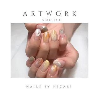 ショート ネイル マツエク・マツパ illum hicariのネイルデザイン