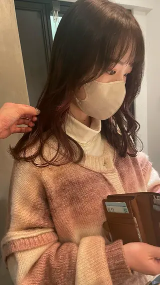 ミディアム カラー classic 新横浜所属・大人girly🛋️ 🤍yukakoのヘアスタイル