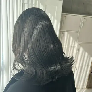 ミディアム LOE所属・LOE Yuuka/42🩵のヘアスタイル