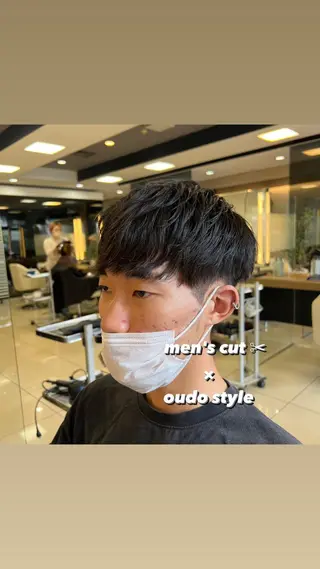 ショート メンズ 茅ヶ崎パーマ特化/ スパイラル/ハルキのヘアスタイル