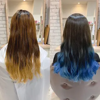 ロング カラー 清水 有実子のヘアスタイル