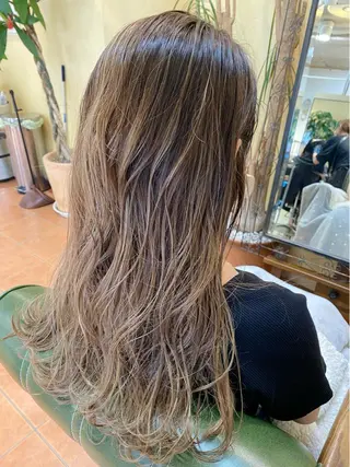 ロング カラー 石井 佑樹のヘアスタイル