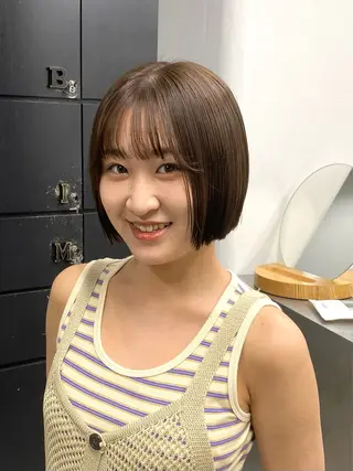 ショート 仲村安葉/暖色カラー 透明感カラー🧊のヘアスタイル