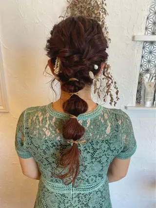 ロング ヘアアレンジ 美容室 ソンリエのヘアスタイル