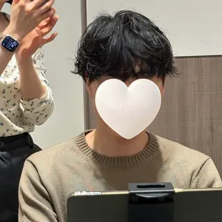 メンズ メンズ／パーマ ／レディース髪質改善のヘアスタイル