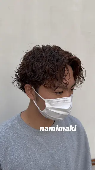 ショート パーマ パーマ職人 渡邊　優雅のヘアスタイル